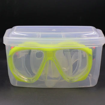 1 шт. Прозрачный чехол для очков для подводного плавания с маской и трубкой Жесткий пластиковый контейнер для хранения маски для подводного плавания