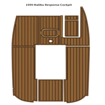 1999 Malibu Response Cockpit Pad Лодка EVA Foam Искусственный тик Палубный коврик Напольное покрытие