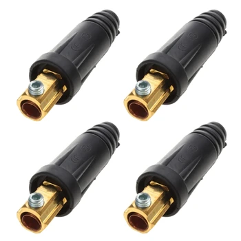 2 шт. Сварное соединение кабеля Пара быстроразъемных соединений 200 А-300 А (#4-#1) 35-50 кв.мм DKJ35-50 & DKL35-50
