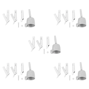 20 Скоростные сварочные сопла для винила ПВХ Пластиковый нагнетатель горячего воздуха Треугольное скоростное сопло 5 мм Круглая сварочная головка Сплав Y Тип