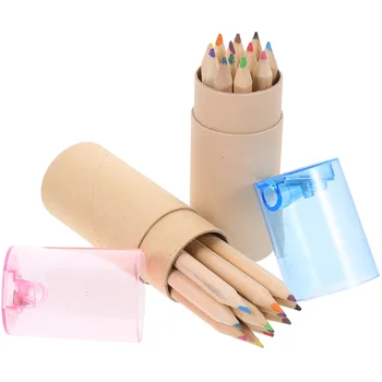 24 шт. Цветные карандаши для рисования Мелки для художников Набор цветов Инструменты Граффити Лог
