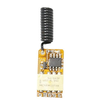 2X Кнопка Сохранение мини-реле Контакт RF Беспроводные переключатели DC3,7 В-12 В 433 МГц Умный дом Маленькие крошечные дистанционные переключатели