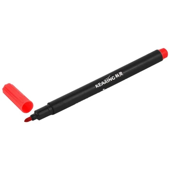 3 x Тканевые маркерные ручки Перманентные цвета для DIY Текстильная одежда Футболка Обувь Красный