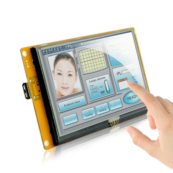 4,3-10,1-дюймовый интеллектуальный модуль ЖК-панели HMI Serial TFT с мощным программным обеспечением + 128 МБ флэш-памяти + сенсорный экран для ESP32