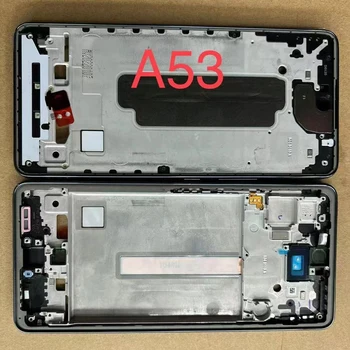 5PCS Корпус ЖК-экрана Замена средней рамы для Samsung Galaxy A53 5G Mid-Frame Beframe Chassis Midplate Repair Parts