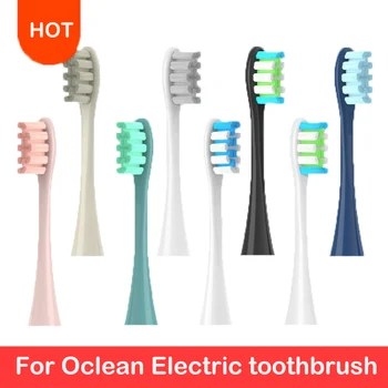 6 шт. Головки для зубных щеток для Oclean X / X PRO / Z1 / F1 / One / Air 2 / SE Сменные электрические головки для чистки зубных щеток для взрослых