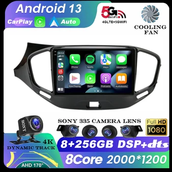 Android 13 Видеоплеер Carplay Автомагнитола для LADA Vesta Cross Sport 2015-2019 Авто 4G Мультимедиа 2 din GPS Навигация QLED RDS