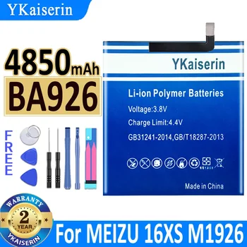 BA926 YKaiserin Для Meizu 4850mAh Bateria Для Meizu 16XS M1926 M926H M926Q M926 Аккумуляторы для мобильных телефонов