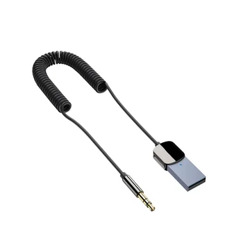 Bluetooth Aux Адаптер USB на 3,5 мм Аудио Aux Адаптер Автомобильный Bluetooth Приемник Bluetooth 5.0 HD Call AUX Adapter