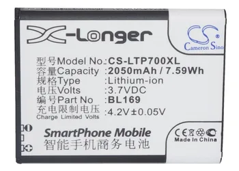 Cameron Sino 2050mAh Battery BL169 для Lenovo A789, P70, S560