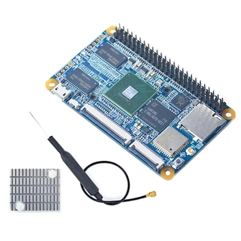 CORE4418 Плата разработки + антенна + радиатор 1 ГБ + 8 ГБ EMMC Wifi BT4.0 Гигабитный сетевой интерфейс Lubuntu