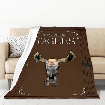 Eagles Band Одеяло для кровати Диванные одеяла и покрывала Пушистое зимнее покрывало Колено Теплое детское и пледы Двойное одеяло Кемпинг