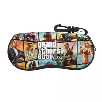 GTA 5 Видеоигра Чехол для очков Женщины Мужчины Мягкие Авто Солнцезащитные Очки Grand Theft Защитная сумка
