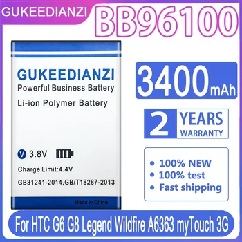 GUKEEDIANZI 3400mAh BB96100 Аккумулятор для HTC G6 G8 Legend Wildfire A6363 A3333 MyTouch 3G Батарея + Трек НЕТ
