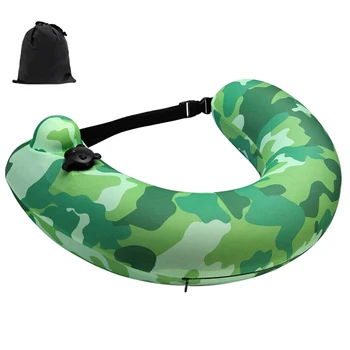 Hot 2X Swim Belt Надувной плавательный круг Портативный тренажер по плаванию Бассейн Float Travel Neck Pillow для детей и взрослых