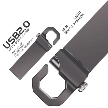 JASTER Водонепроницаемый флэш-накопитель USB 2.0 64 ГБ Speed Memory Stick Брелок Фломастеры Металлический флеш-накопитель Креативный бизнес-подарок U Диск