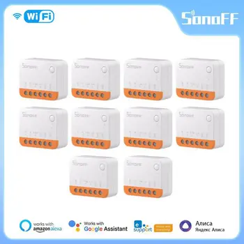 SONOFF MINIR4 Smart Switch WiFi 10A 2-стороннее управление Mini Extreme Реле умного дома Поддержка R5 S-MATE Voice Alexa Alice Google Home