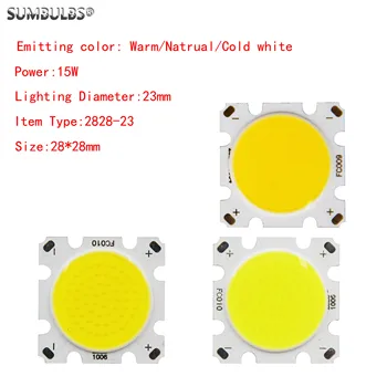SUMBULBS LED COB Источник света 15 Вт постоянного тока Светодиодные осветительные приборы и компоненты для отслеживания лампочки Потолочный светильник