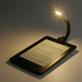 USB Перезаряжаемый Свет Для Книг Для Чтения Со Съемным Гибким Зажимом Портативная Светодиодная Лампа Kindle Электронные Книги Читатели Спальня Ночник Спальня