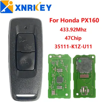 XRNKEY для Honda PCX PCX160 Мотоцикл Дистанционный ключ 2 Кнопка 433,92 МГц 47 Чип FCCID 35111-K1Z-U11