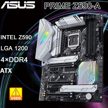 Z590 Материнская плата LGA 1200 Материнская плата Asus PRIME Z590-A DDR4 128 ГБ Intel Z590 USB3.2 PCI-E 4.0 3×M.2 ATX Для процессоров 11/10-го поколения