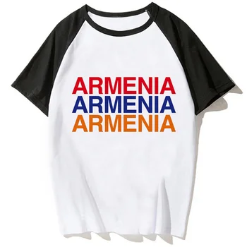 Армения футболка женская смешная летняя футболка женская дизайнерская уличная одежда 2000-х годов