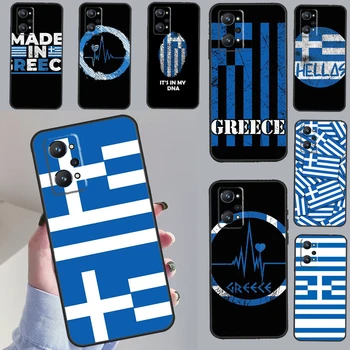 Греция Греческие национальные флаги для Realme 10 Pro Plus C55 C35 C33 C31 C30 C21Y GT Neo 5 OnePlus 11 Nord 3 2T CE 2 Lite Чехол