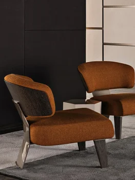 Дизайнерское кресло для отдыха простой современный стул тигра гостиная отдел продаж из массива дерева скандинавский диван