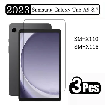 Закаленное стекло для Samsung Galaxy Tab A9 8.7 2023 SM-X110 SM-X115 X110 X115 X115 X117 Защитная пленка для планшета с полным покрытием