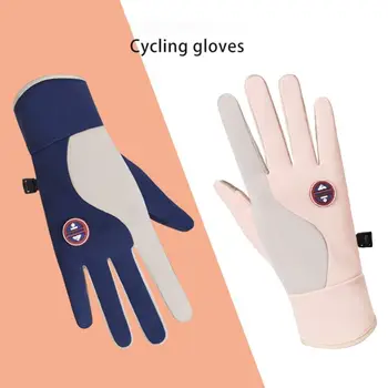  кончик пальца с сенсорным экраном Женские перчатки Сноуборд Теплые осенне-зимние перчатки Водонепроницаемые нескользящие велосипедные перчатки Мужчины Женщины