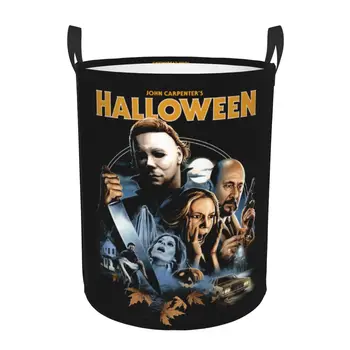 Корзина для белья на Хэллоуин Большая корзина для хранения Майкл Майерс Фильм ужасов Детский детский игрушка Органайзер