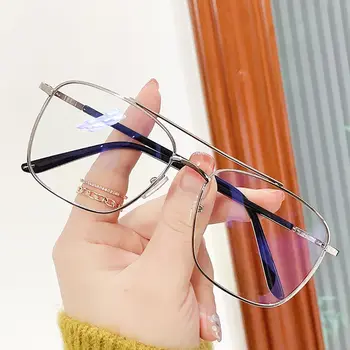 Линзы Компьютерные очки Очки с блокировкой синего света Очки в металлической оправе Очки Оптические очки