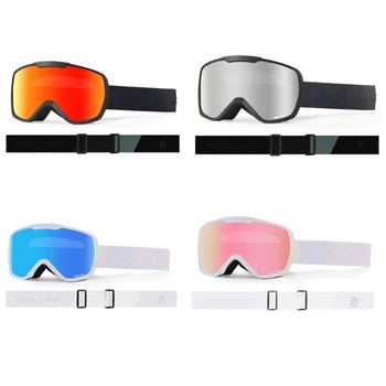 Лыжные очки Защита от ультрафиолета Очки для сноуборда Защита от запотевания Двухслойные лыжные очки