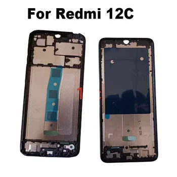 Новое для Xiaomi Redmi 12C Передний ЖК-дисплей Рамка Рамка Средняя рамка Задняя часть корпуса Корпус Средняя пластина