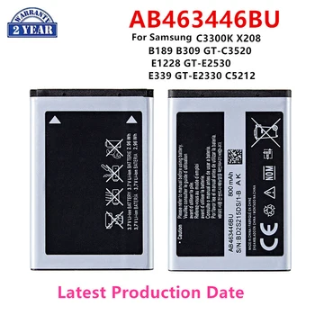новый аккумулятор AB463446BU AB043446BE AB553446BU для Samsung C3300K X208 B189 B309
