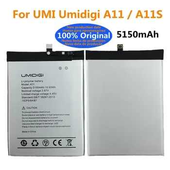 Новый оригинальный аккумулятор UMI для аккумулятора телефона Umidigi A11 / A11S A11 S 5150 мАч Высококачественная замена Bateria Быстрая доставка