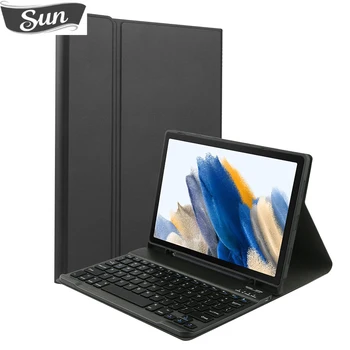 Портативный съемный защитный чехол для планшета со слотом для пера клавиатуры BT, совместимый с Samsung Tab A7 / Tab A7 Lite / Tab S6 Lite