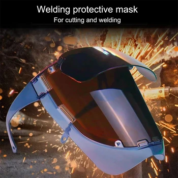 Профессиональная автоматическая сварочная маска с креплением на голове Очки Световой фильтр Антибликовый сварочный шлем Оборудование Защитная маска