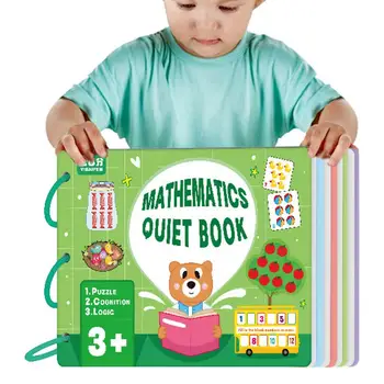  Рабочая тетрадь для малышей Развивающие книги для детей 3-6 лет Сенсорные книги Головоломка с числом животных Развивающая игрушка