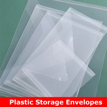  Различные размеры Пластиковые конверты для хранения Прозрачные карманы Папки Сумки для высечки Штампы Наклейка Картон Хранение 10 шт./комплект
