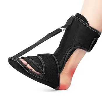  Регулируемый ортез для ног Новая обезболивающая ткань Шина для ног Мягкая ночная шина Фиксированный ортез Ночное время