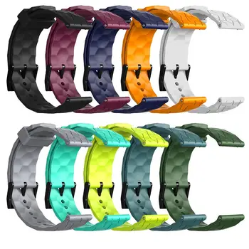Ремешок для часов Многоцветный силиконовый универсальный браслет, совместимый с Sam sung Watch4 hua wei Watch Gt2 Pro