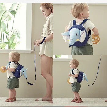 рюкзак против потерь детский тяговый рюкзак детский веревка против потери выход на прогулку милые дети, младенцы и молодые