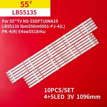 Светодиодная лента подсветки для LG 55UN70006LA INSIGNIA NS-55DF710NA21 NS-55DF710NA19 LB55135 V0 V1_01 LBM550M0501-PJ-4 PK-4 E4SW5518RKU