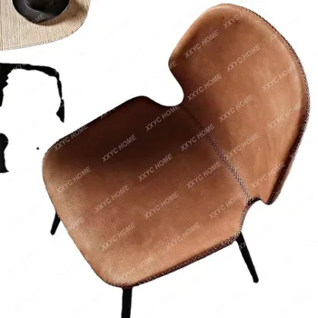 Скандинавская сеть обеденных стульев красная спина ткань ткань домашний стол стул для макияжа современный простой ресторан переговоры