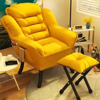 Скандинавские стулья Пол Минималистичный Релакс Современные стулья Гостиная Ленивое чтение Poltronas Para Sala Мебель для гостиной