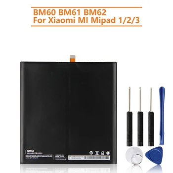 Сменный аккумулятор для планшета BM60 BM61 BM62 для аккумуляторной батареи Xiaomi MI Mipad 1 2 3 с инструментами