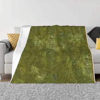 Травяной боевой коврик 36x36 Одеяло Покрывало На кровати Аниме Мягкое постельное одеяло Ins Wind