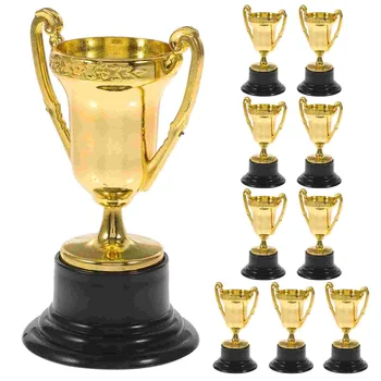 трофеи трофеи полка трофеев награда кубок MVP трофеи - 10 шт. чашки трофеи для детей вечеринок - игрушки для раннего обучения мешок с картофелем