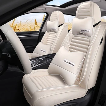 Универсальные чехлы на сиденья автомобиля Полный комплект для Lexus nx BMW e61 VW Touring Nissan Leaf Ford Fiesta Opel Astra k Аксессуары Интерьер